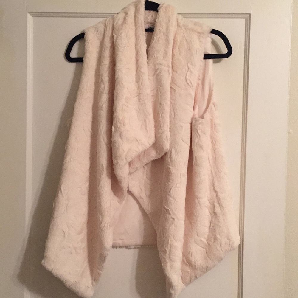 Faux Rabbit Fur Vest Jack by B.B. Dakota - Picture 2 of 3